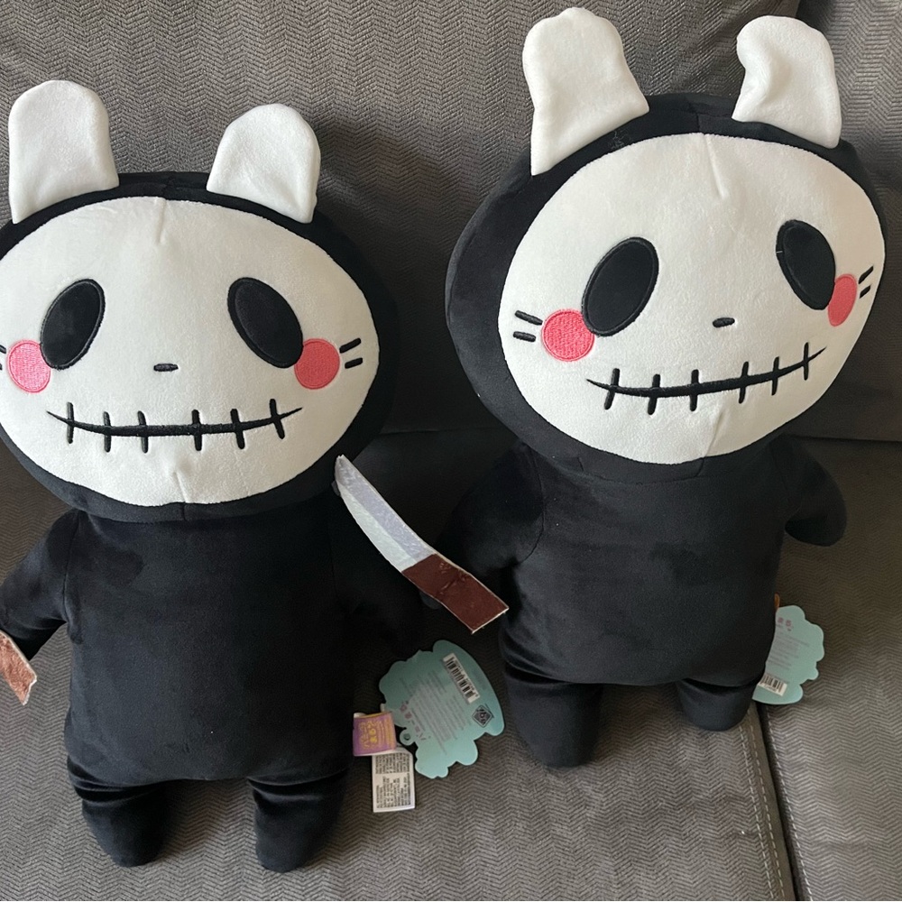 Two New Honeymaru Zugai the Skull Bunny 16” plush Stuffed Toy